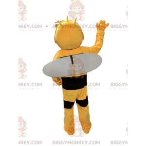 Maya die berühmte Cartoon-Biene BIGGYMONKEY™ Maskottchen-Kostüm