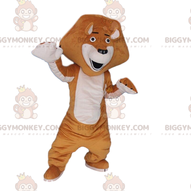 BIGGYMONKEY™ mascot costume of Alex, the famous lion from the