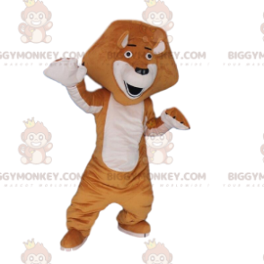 BIGGYMONKEY™ maskot kostume af Alex, den berømte løve fra Madagaskar tegnefilm - Masker berømte mennesker - BiggyMonkey.com