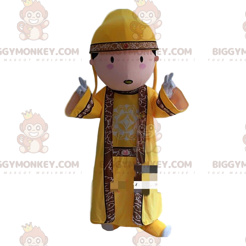 Keizer BIGGYMONKEY™ mascottekostuum, Aziatisch mannenkostuum - Keizer BIGGYMONKEY™ mascottekostuum, Aziatisch mannenkostuum -
