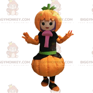 Στολή μασκότ κοριτσιού BIGGYMONKEY™ Pumpkin με μανιτάρια - Μασκότ για αγόρια και κορίτσια - BIGGYMONKEY_09538 - BiggyMonkey.com