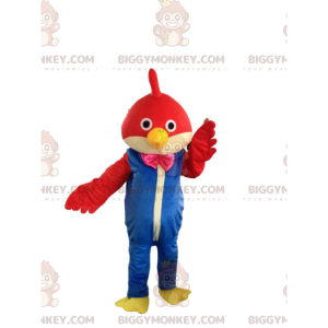 Kostým maskota červeného ptáka BIGGYMONKEY™ s kombinézou