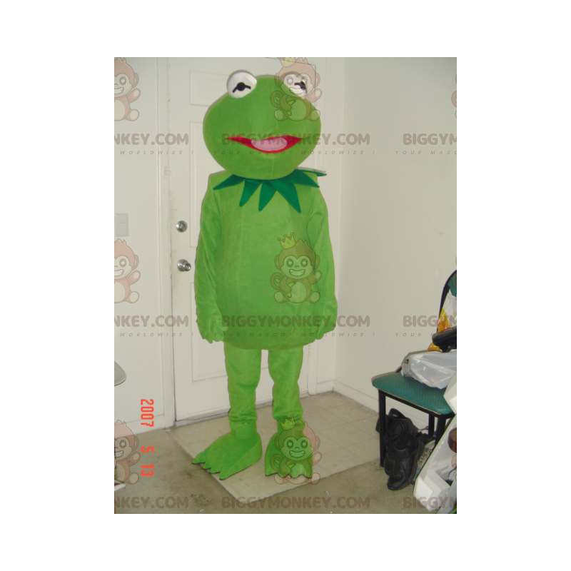 Famoso costume da mascotte Kermit Green Frog BIGGYMONKEY™ - Famoso costume da mascotte Kermit Green Frog BIGGYMONKEY™ -