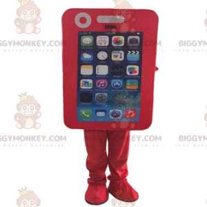 BIGGYMONKEY™ maskot kostume mobiltelefon, smartphone, GSM fancy