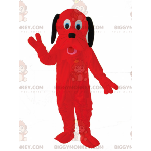 Kostým maskota červeného psa BIGGYMONKEY™, kostým Pluta, pes