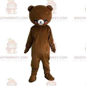 Brown Teddy BIGGYMONKEY™ Mascot Costume, Customizable -