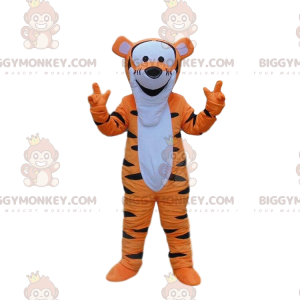 BIGGYMONKEY™ maskotkostume af Tigger, den berømte tiger i Peter