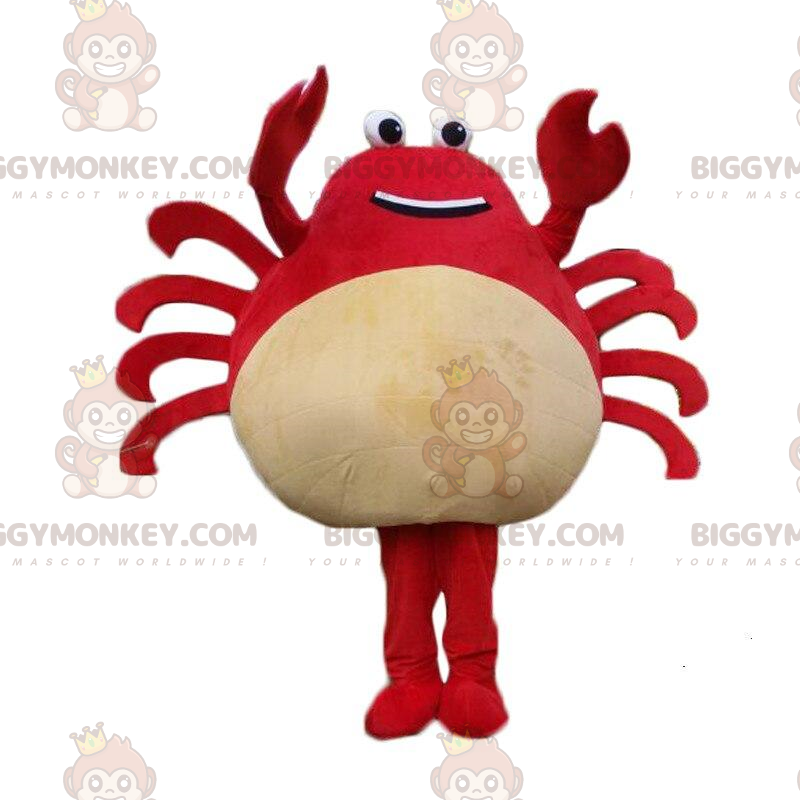 Wielki Krab Kostium Maskotka BIGGYMONKEY™, Kostium Kraba Wielki Krab Kostium Maskotka BIGGYMONKEY™, Kostium Kraba