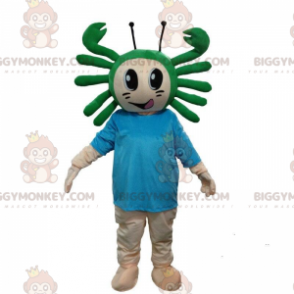 Pojan BIGGYMONKEY™ maskottiasu rapulla päässä, meriasu - Kalojen maskotit - BIGGYMONKEY_09557 - BiggyMonkey.com