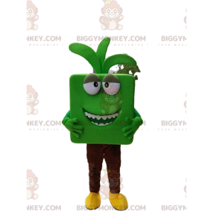 BIGGYMONKEY™ mascot costume of grass, giant flower pot