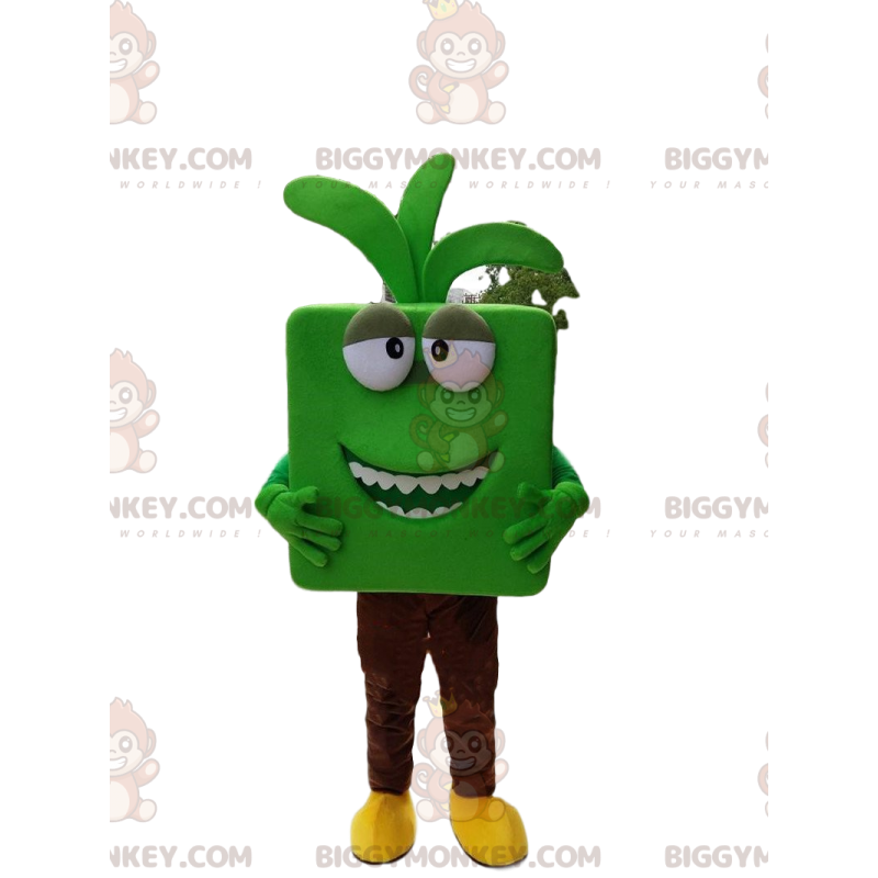 Costume de mascotte BIGGYMONKEY™ d'herbe, de pot de fleur