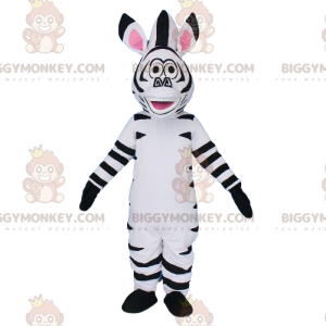 BIGGYMONKEY™ Maskottchenkostüm von Marty, dem berühmten Zebra