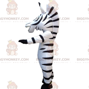Disfraz de mascota BIGGYMONKEY™ de Marty, la famosa cebra de