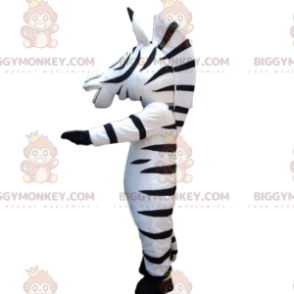 BIGGYMONKEY™ mascottekostuum van Marty, de beroemde zebra uit