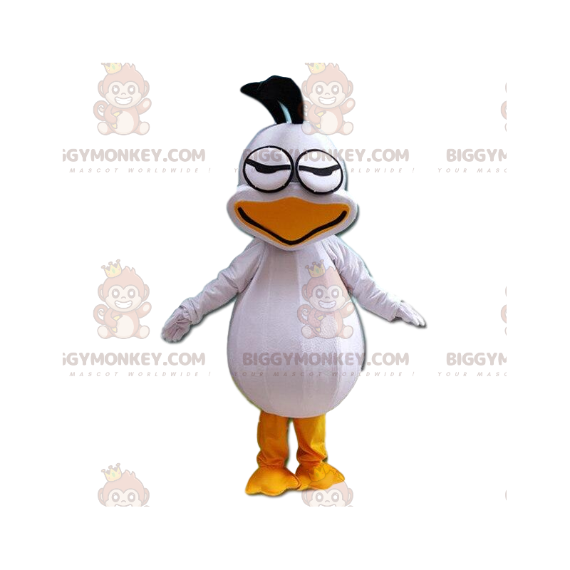 Costume de mascotte BIGGYMONKEY™ de mouette géante, costume de