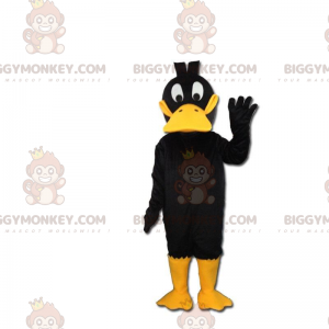 BIGGYMONKEY™-mascottekostuum van Daffy Duck, de beroemde eend