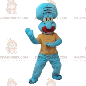 Costume de mascotte BIGGYMONKEY™ de Carlo Tentacule, calamar