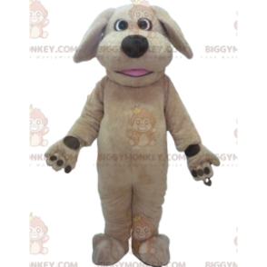 Fato de mascote de cão bege BIGGYMONKEY™, disfarce de