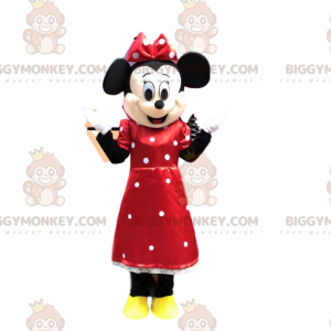 BIGGYMONKEY™ Maskottchenkostüm von Minnie, der berühmten