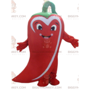 Giant Chili Pepper BIGGYMONKEY™ Mascot Costume, Red Pepper