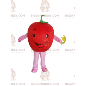 BIGGYMONKEY™ γιγάντια στολή μασκότ με κόκκινη ντομάτα, στολή