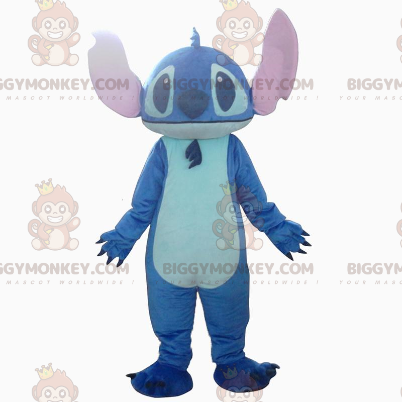 Disfraz de mascota BIGGYMONKEY™ de Stitch, el Tamaño L (175-180 CM)
