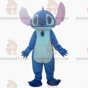 BIGGYMONKEY™ maskotkostume af Stitch, den berømte alien fra