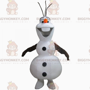 Στολή μασκότ BIGGYMONKEY™ του Olaf, διάσημος χιονάνθρωπος κινουμένων σχεδίων - Μασκότ διάσημων χαρακτήρων - BiggyMonkey.com