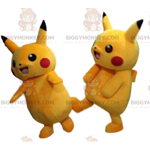 Costume de mascotte BIGGYMONKEY™ de Pikachu, le Pokemon jaune
