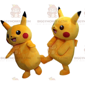 Traje de mascote BIGGYMONKEY™ de Pikachu, o famoso Pokémon