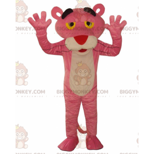 Beroemd stripfiguur BIGGYMONKEY™ Pink Panther-mascottekostuum -