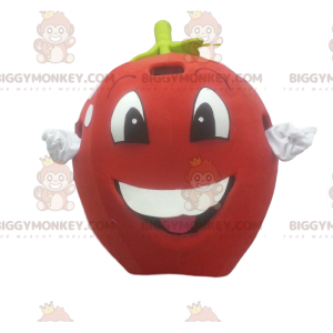 BIGGYMONKEY™ maskottiasu, punainen omena, jättiläinen