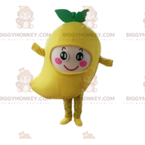 Kæmpe Mango BIGGYMONKEY™ maskotkostume, gul eksotisk