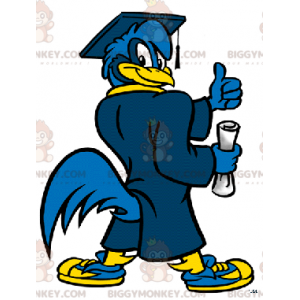 New Graduate Bluebird BIGGYMONKEY™ Mascot Costume -