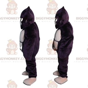 Orangutan BIGGYMONKEY™ maskottiasu, jättiläismusta gorilla-asu