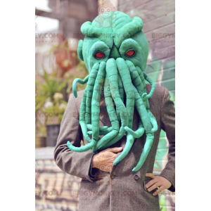 Zeer realistisch BIGGYMONKEY™-mascottekostuum met groene