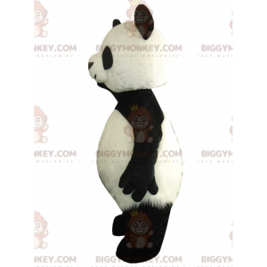 Giant panda BIGGYMONKEY™ mascot costume, giant black and white