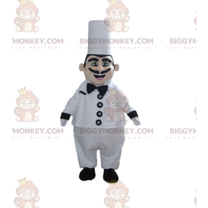 Kostým maskota šéfkuchaře BIGGYMONKEY™, kostým restauratéra –
