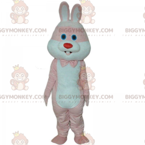 Fantasia de mascote de coelho rosa e branco BIGGYMONKEY™