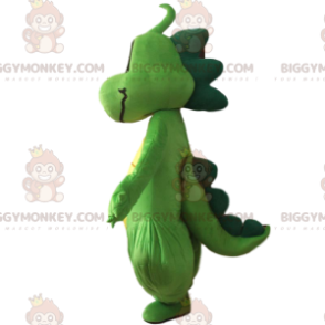 Kostium maskotki BIGGYMONKEY™ zielony i żółty smok, kostium