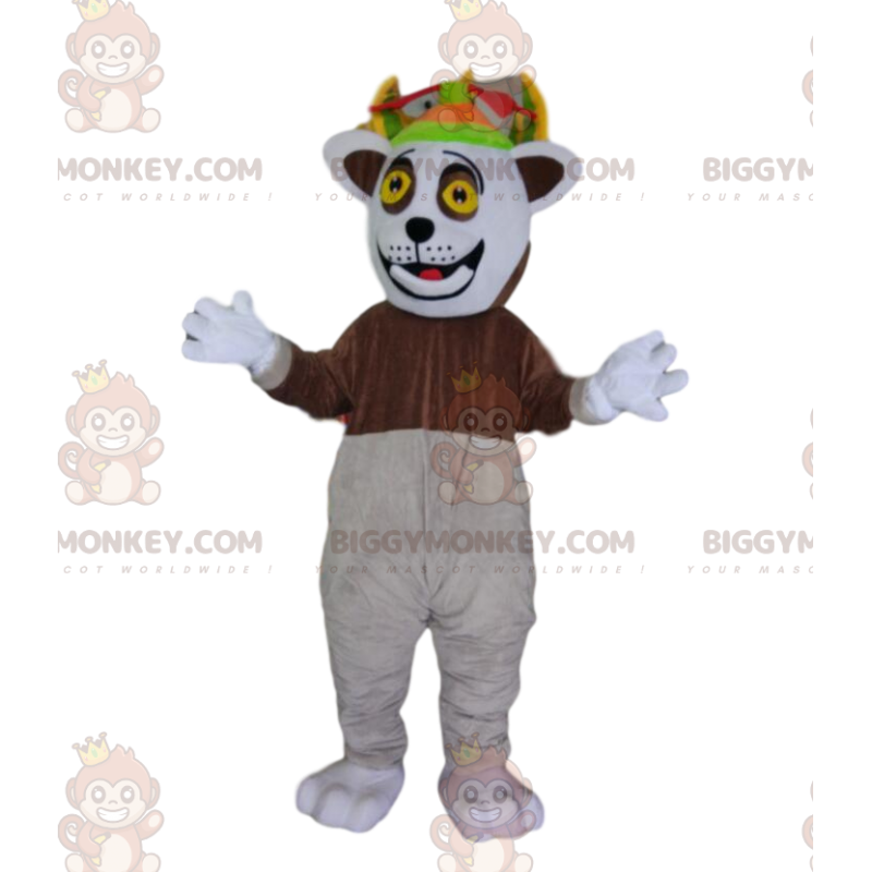 BIGGYMONKEY™ mascot costume of King Julian, famous lemur from