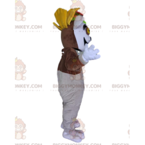 BIGGYMONKEY™ mascot costume of King Julian, famous lemur from