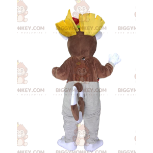 BIGGYMONKEY™ mascot costume of King Julian, famous lemur from