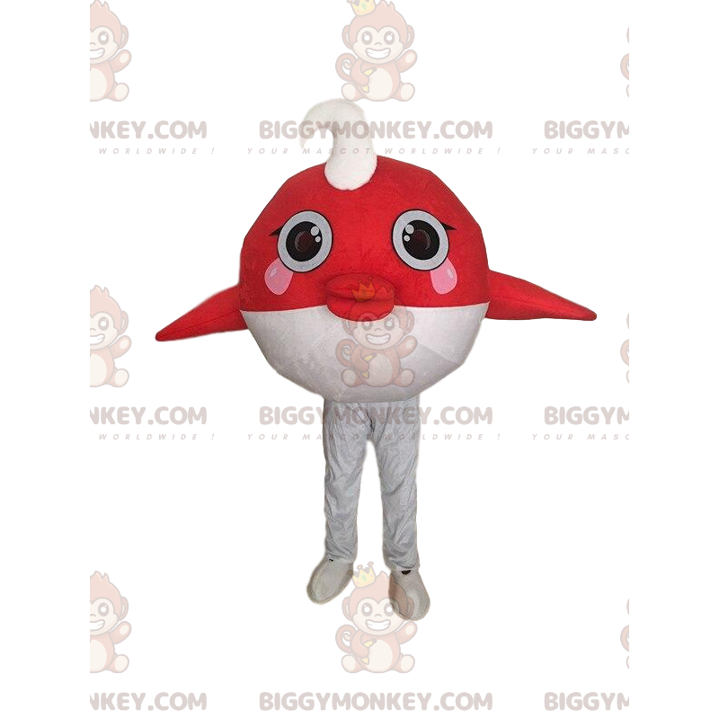 BIGGYMONKEY™ mascottekostuum goudvis en witte vis, zeekostuum - BIGGYMONKEY™ mascottekostuum goudvis en witte vis, zeekostuum -