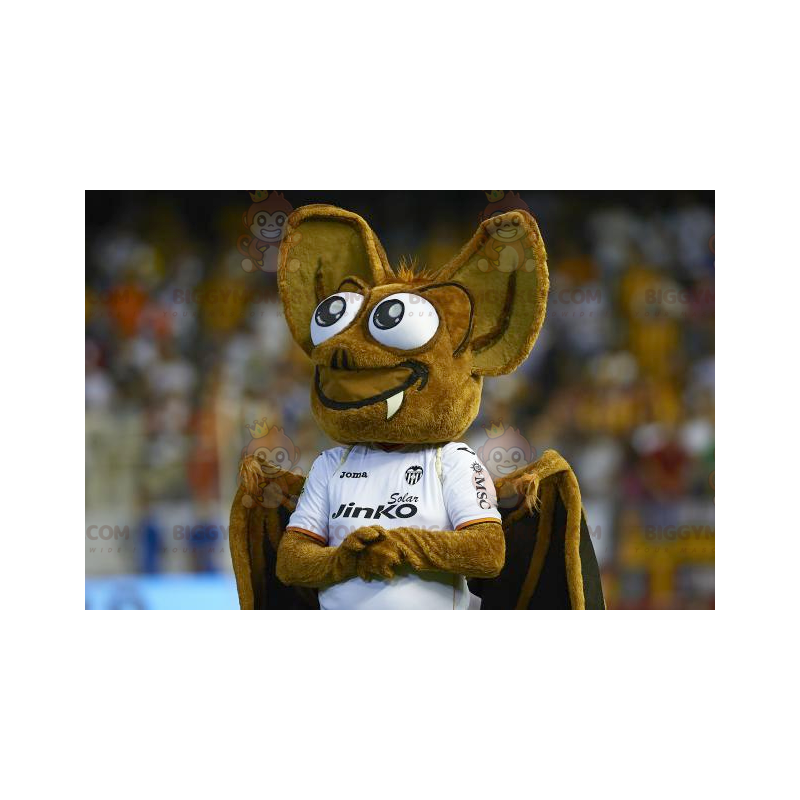Costume da mascotte BIGGYMONKEY™ pipistrello marrone adorabile