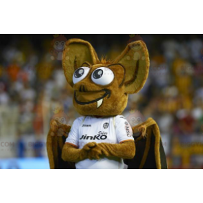 Costume da mascotte BIGGYMONKEY™ pipistrello marrone adorabile