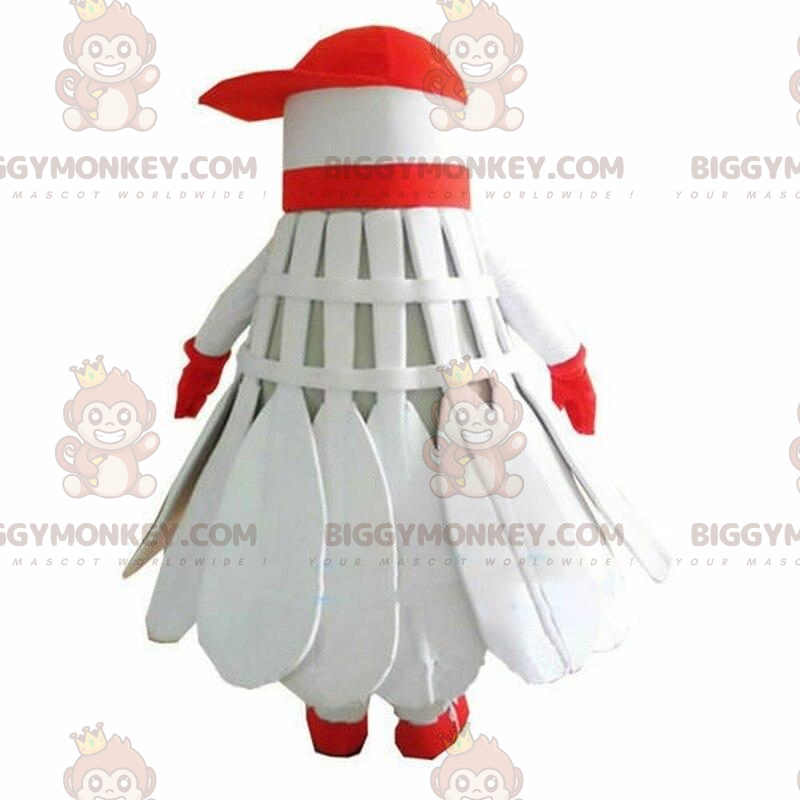 Badminton Federball BIGGYMONKEY™ Maskottchenkostüm, Sportkostüm Badminton Federball BIGGYMONKEY™ Maskottchenkostüm, Sportkostüm