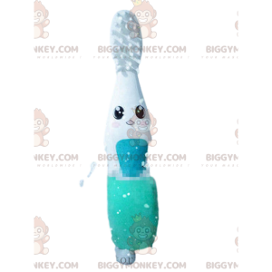Giant Toothbrush BIGGYMONKEY™ maskottiasu, sähköhammasharja -
