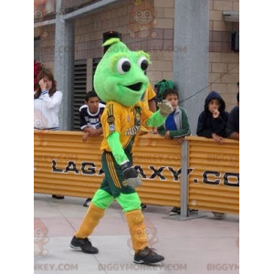 Big Eyes Green Frog BIGGYMONKEY™ Maskotdräkt - BiggyMonkey