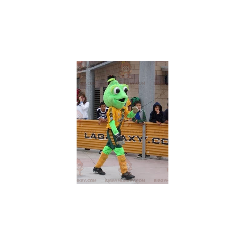 Big Eyes Green Frog BIGGYMONKEY™ Mascot Costume - Big Eyes Green Frog BIGGYMONKEY™ Mascot Costume -